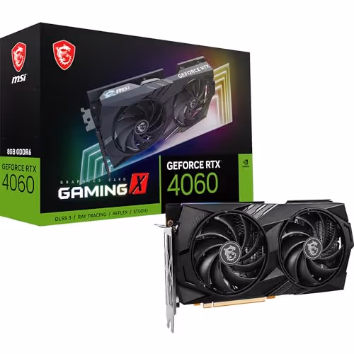 MSI GAMING X GeForce RTX 4060 GDDR6