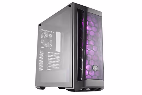 COOLER MASTER MasterBox MB511 ARGB ATX Mid Tower Tempered Glass Side Panel (Black)