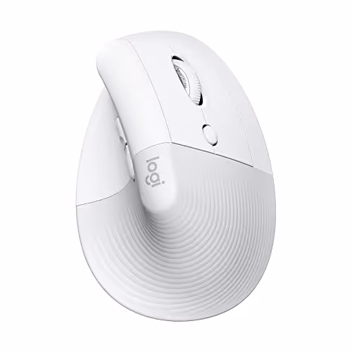 LOGITECH LIFT Bluetooth/Wireless Optical Mouse (White)