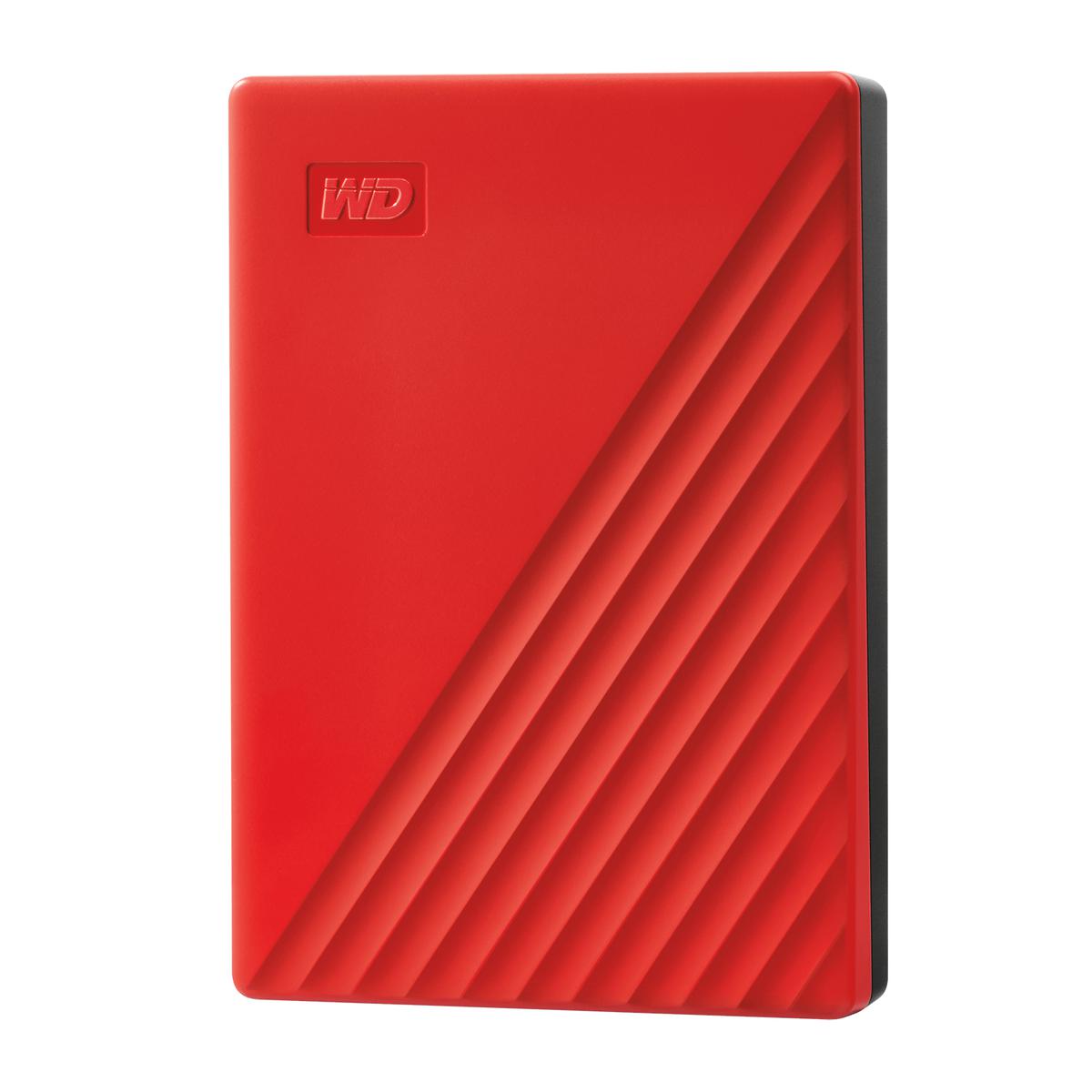 WD My Passport (4TB, Red, New)