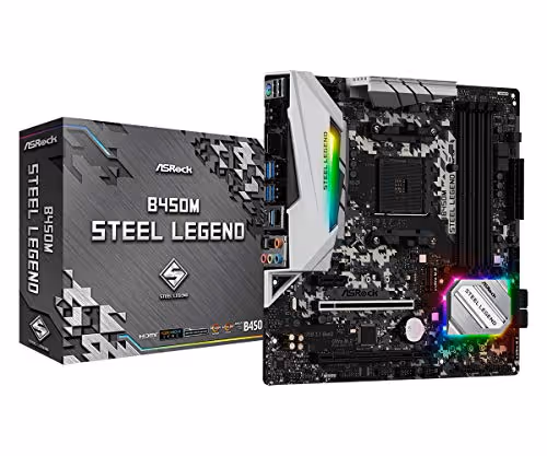 ASROCK B450M Steel Legend Micro ATX