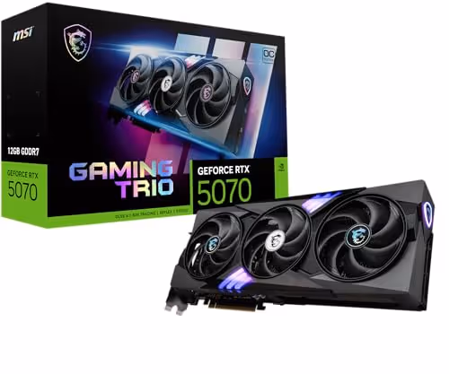 MSI GAMING TRIO OC GeForce RTX 5070 GDDR7 (Copper)