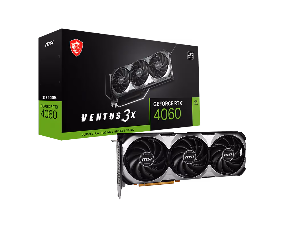 MSI RTX 4060 Ventus 3X OC Graphic Card