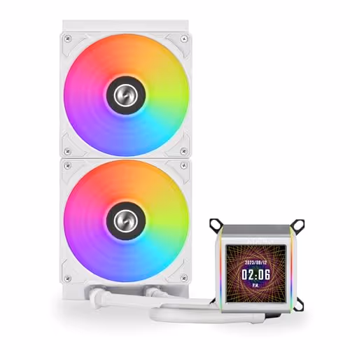 LIAN LI Galahad II LCD Water (280mm, White)