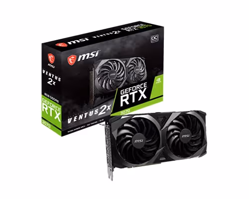 MSI VENTUS 2X OC GeForce RTX 3070 LHR GDDR6