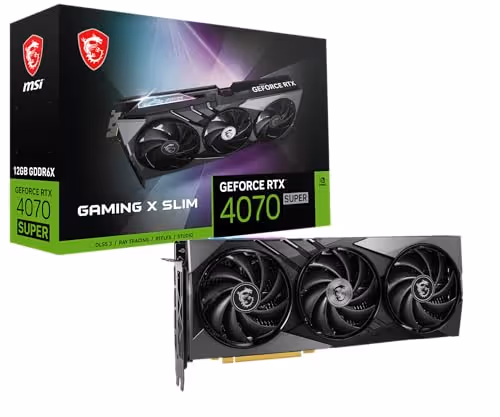MSI Gaming RTX 4070 Super Gaming X Slim Graphics Card