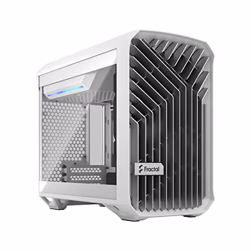 Fractal Design Torrent Nano Mini-ITX Tower Tinted Tempered Glass Side Panel (White Clear)