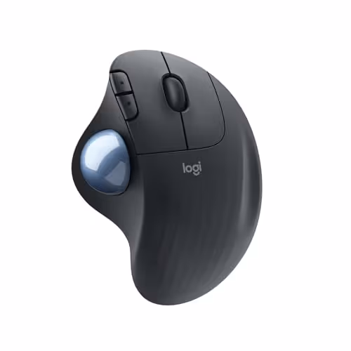 Logitech ERGO M575 Bluetooth/Wireless/Wired Optical Mouse (White)