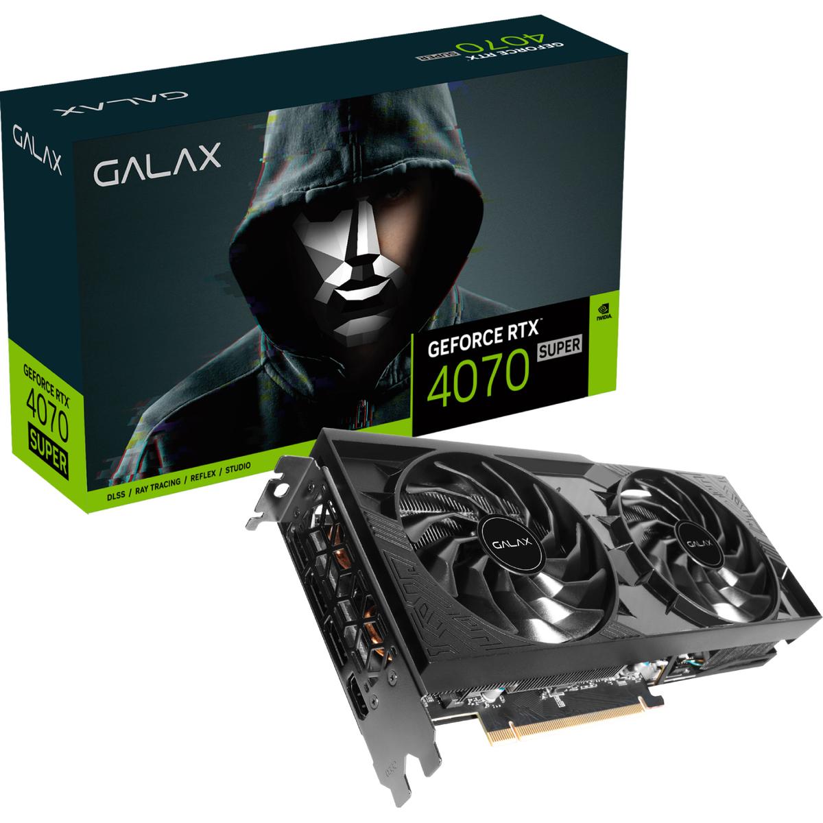 GALAX 1-Click OC 2X GeForce RTX 4070 SUPER GDDR6X (12GB VRAM)