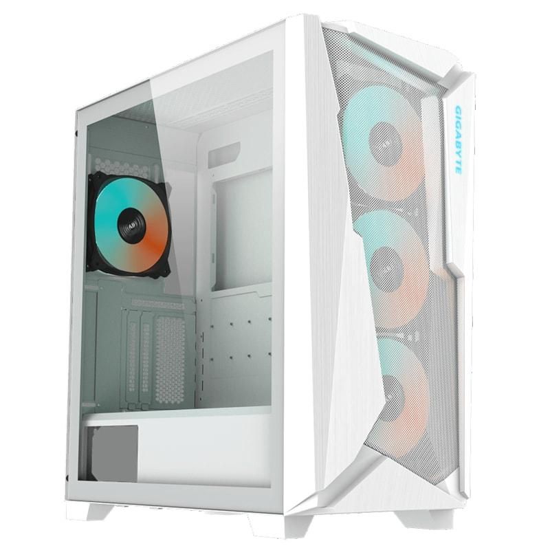 GIGABYTE C301 GLASS V2 ATX Mid Tower Tempered Glass Side Panel (White)
