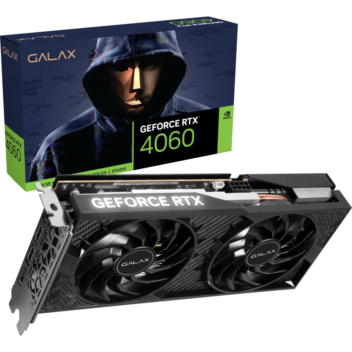 GALAX 1-Click OC 2X GeForce RTX 4060 GDDR6