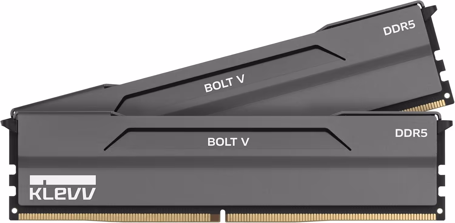 KLEVV BOLT V (32GB, 2X16GB, 6400 MHz, CL30, Charcoal Grey)