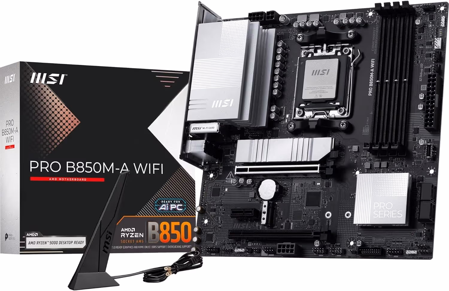 MSI PRO B850M-A WIFI Micro ATX