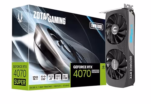 Zotac Gaming Nvidia GeForce RTX 4070 SUPER Twin Edge GDDR6X