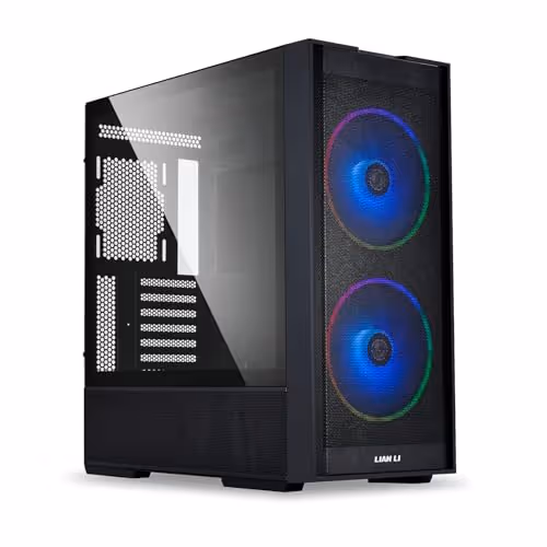 LIAN LI LANCOOL 206 ATX Mid Tower Tempered Glass Side Panel (Black)