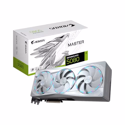GIGABYTE AORUS MASTER ICE GeForce RTX 5080 GDDR7 (Ice)