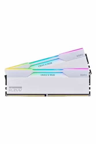 KLEVV CRAS V RGB (48GB, 2X24GB, 7200 MHz, CL34, Brilliant White)