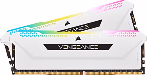 CORSAIR Vengeance RGB Pro SL (32GB, 2X16GB, 3600 MHz, CL18, White)
