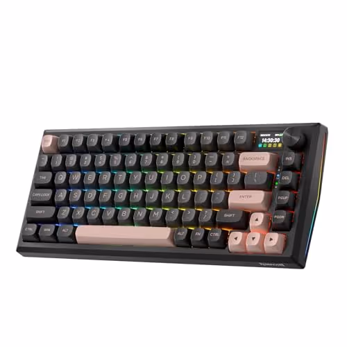 REDRAGON K720 Wireless CNC Gasket Gaming Keyboard w/Hype Screen & Knob