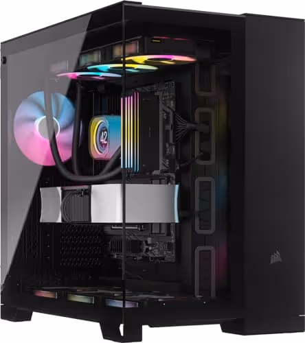 CORSAIR iCUE LINK 6500X RGB ATX Mid Tower Tempered Glass Side Panel (Black)