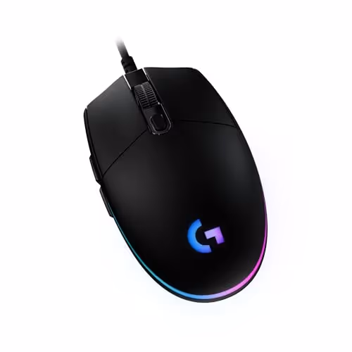 Logitech G203 Lightsync Wired Optical Mouse (Black)