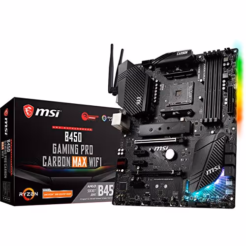 MSI B450 GAMING PRO CARBON MAX WIFI ATX