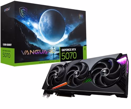MSI VANGUARD SOC GeForce RTX 5070 GDDR7