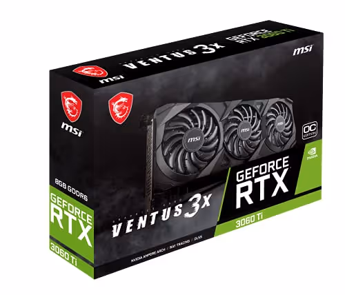 MSI GeForce RTX 3060 Ti VENTUS 3X OC Gaming Graphics Card