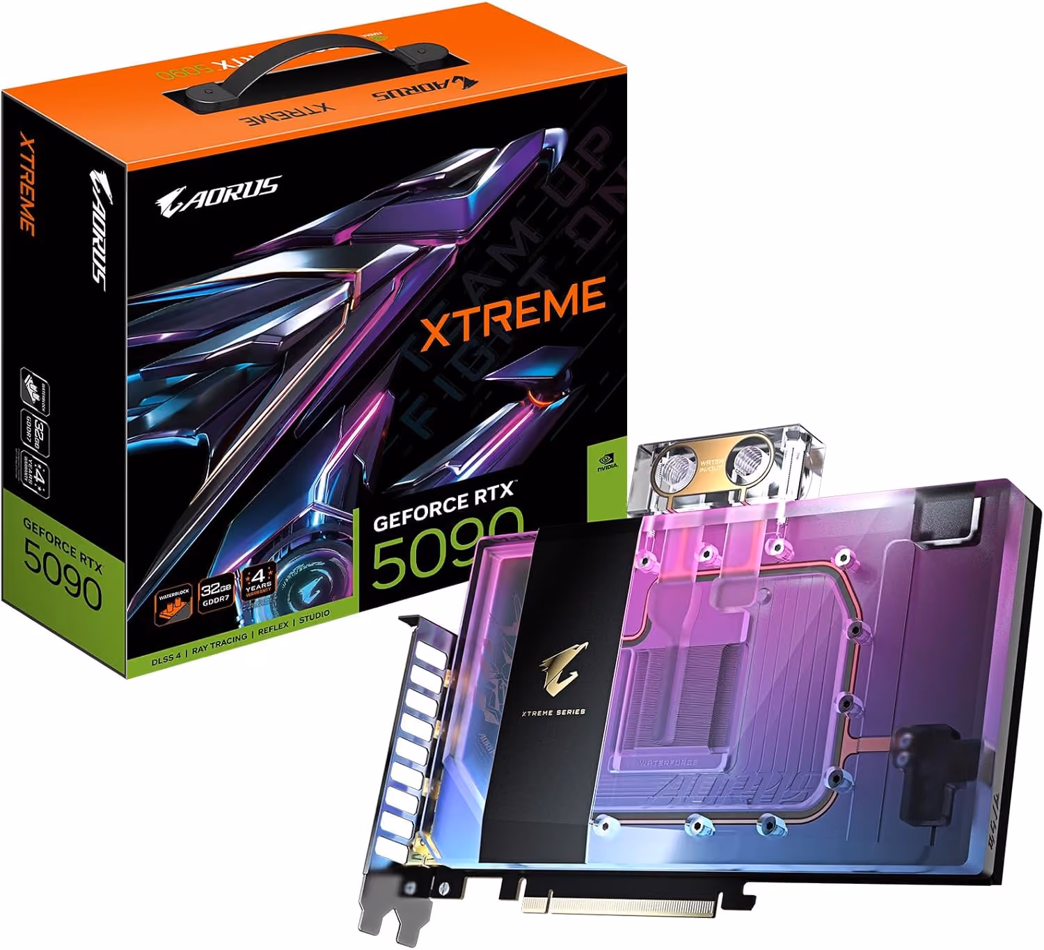 GIGABYTE GeForce RTX 5090 AORUS XTREME WATERFORCE WB GDDR7