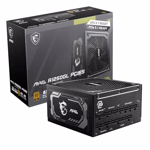 MSI MAG A1250GL Fully Modular 80+ Gold Certified