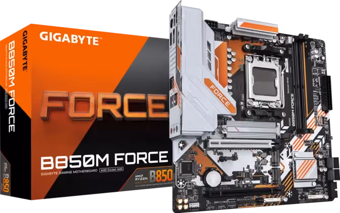 GIGABYTE B850M FORCE Micro ATX Motherboard AMD Socket
