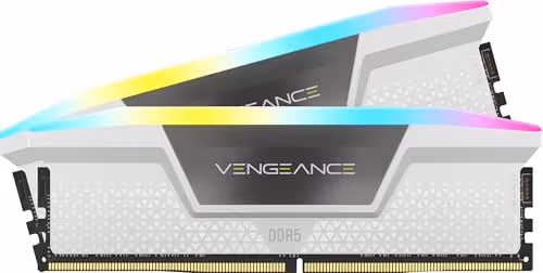 CORSAIR Vengeance RGB (32GB, 2X16GB, 6000 MHz, CL36, White)