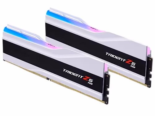 G.SKILL Trident Z5 RGB (32GB, 2X16GB, 6000 MHz, CL32, Matte White)