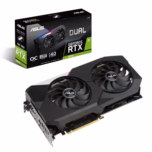 ASUS DUAL OC V2 GeForce RTX 3070 LHR GDDR6