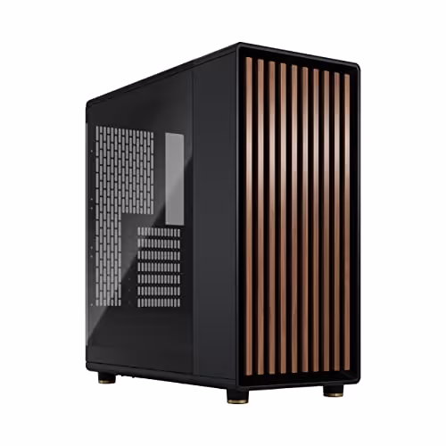 fractal design North TG Dark ATX Mid Tower Case (Charcoal Black Tgd)