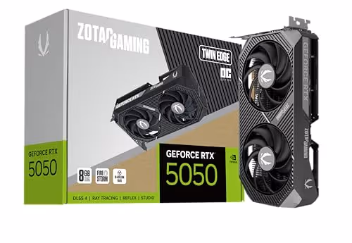 ZOTAC GAMING Twin Edge OC GeForce RTX 5050 GDDR6 (Black)