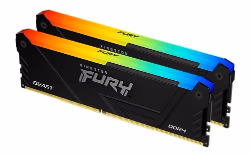 KINGSTON FURY Beast RGB (32GB, 2X16GB, 3600 MHz, CL18, Used)