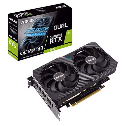 ASUS DUAL OC GeForce RTX 3060 GDDR6 (12GB VRAM)