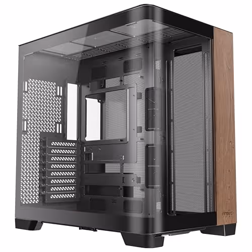 Antec C8 Curve Wood ATX Full Tower Tempered Glass Side Panel