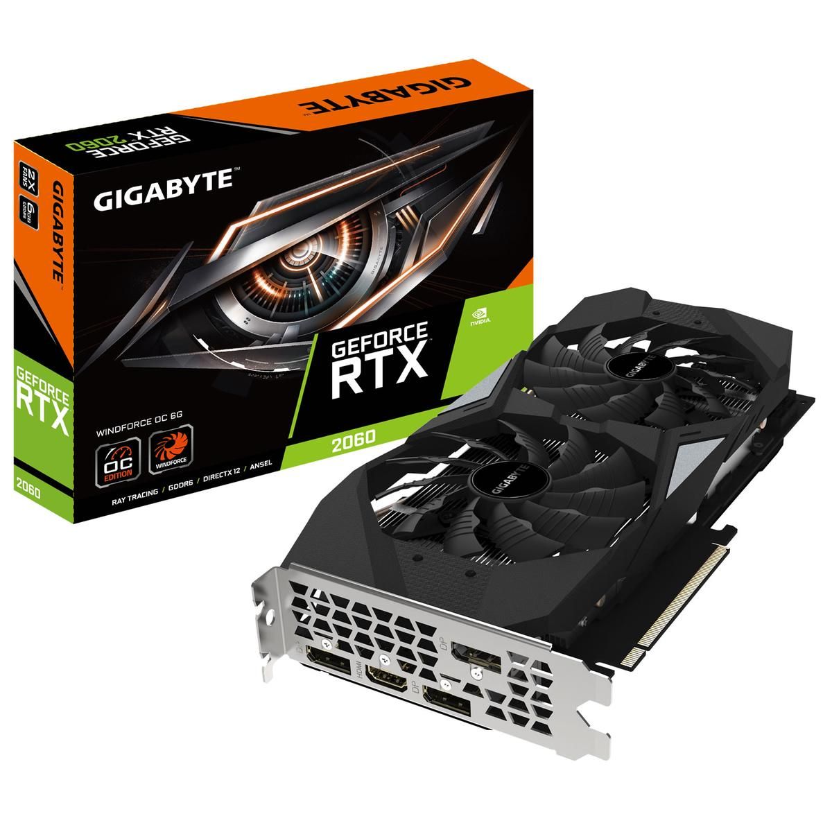 GIGABYTE WINDFORCE GeForce RTX 2060 GDDR6