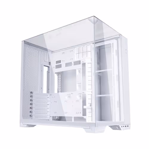 LIAN LI O11 VISION COMPACT ATX Mid Tower Tempered Glass Side Panel (White)