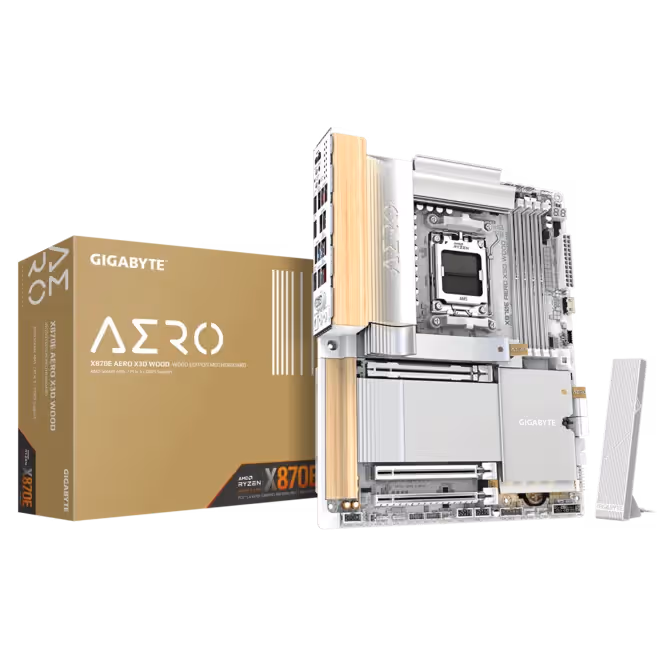 Gigabyte X870E AERO X3D WOOD ATX