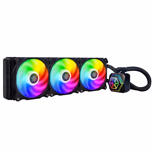 Silver stone PF360-ARGB Water (Black)