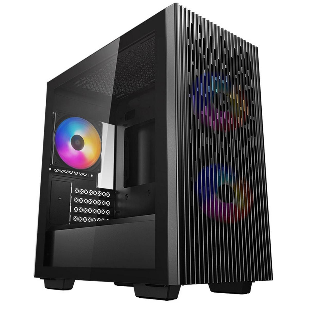 DEEPCOOL MATREXX 40 3FS Micro ATX Mini Tower Tempered Glass Side Panel