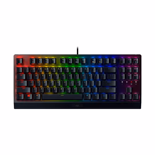 RAZER BlackWidow V3 RGB Wired Gaming Keyboard (Razer Green, Classic Black)