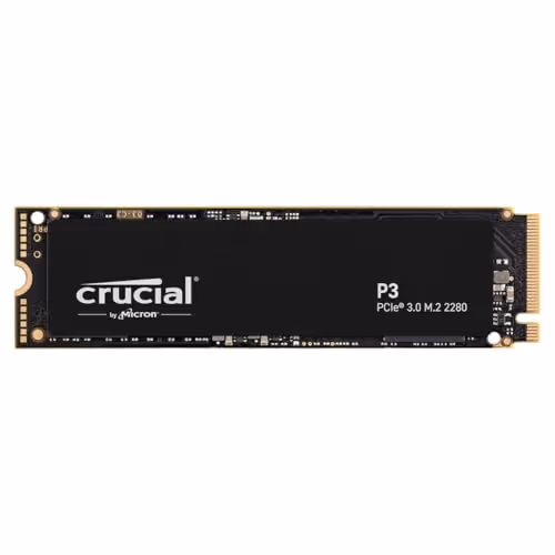 Crucial P3 M.2-2280 NVMe (500GB, Black)