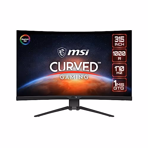 MSI MAG 325CQRF-QD 31.5 VA Curved Monitor