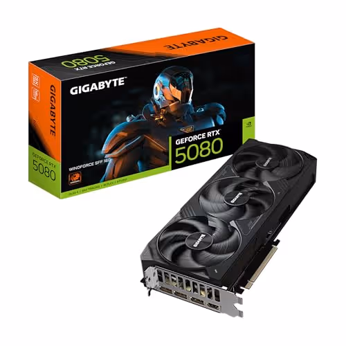 GIGABYTE GeForce RTX 5080 Windforce SFF GDDR7 Graphic Card