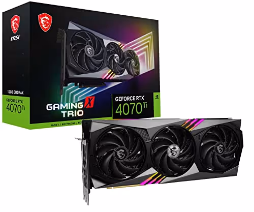 MSI GeForce RTX 4070 Ti GAMING X TRIO GDDR6X (Black)