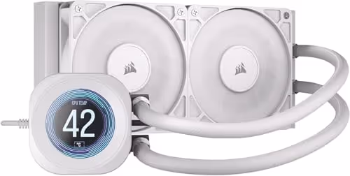 CORSAIR NAUTILUS 240 RS LCD Water (White)